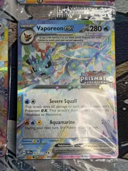 Prismatic Evolutions Surprise Box Sealed Stamped EX Promo Cards 9/9 Complete Set - Image 5