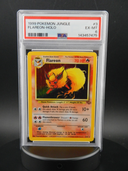 1999 POKEMON JUNGLE FLAREON/JOLTEON/VAPOREAN/VILEPLUME HOLO PSA GRADED CARDS! - Image 3