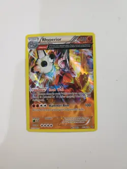 Rhyperior - 77/160 - Pokemon Primal Clash XY Reverse Holo Rare Card LP - Image 1