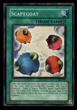 Scapegoat SDJ-041 Super Rare Yugioh Card - 1 - Image 1