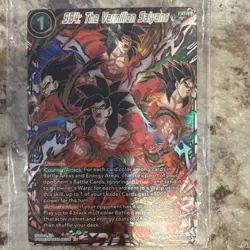 Bandai SS4: The Vermilion Saiyans Secret Rare Foil Extra Dragon Ball Super Card - Image 1