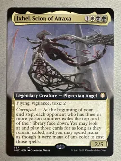 MTG / Ixhel, Scion of Atraxa / ONC / #37 / Regular (Extended Art) / Mythic / NM - Image 1