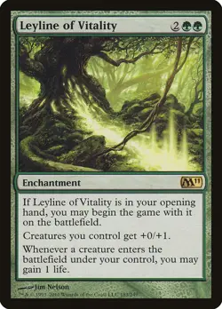 Leyline of Vitality [Magic 2011] Near Mint - Image 1