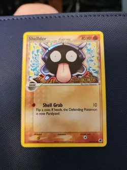 Pokemon Shellder (Delta Species) Common Dragon Frontiers 63/101 HP - Image 1