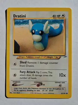 Pokemon - Dratini - Neo Destiny 63/105 - Common - NM - Image 1