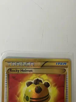 Pokemon TCG Rocky Helmet Trainer Secret Rare 153/149 Boundaries Crossed Holo - Image 2