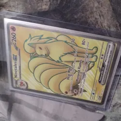 Pokemon TCG Ninetales EX 186/165 Ultra Rare Scarlet & Violet 151 NM Condition - Image 3