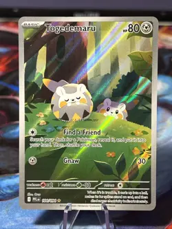 2025 POKEMON PFL EN-PHANTASMAL FLAMES 104 TOGEDEMARU ILLUSTRATION RARE NM/M - Image 1