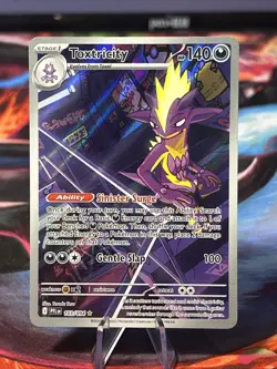2025 POKEMON PFL EN PHANTASMAL FLAMES ILLUSTRATION RARE 103/094 TOXTRICITY NM - Image 1