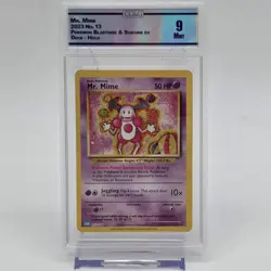 Pokemon Mr. Mime Holo 2023 Blastoise & Suicune ex Deck 013/034 CC&G 9 Mint - Image 1
