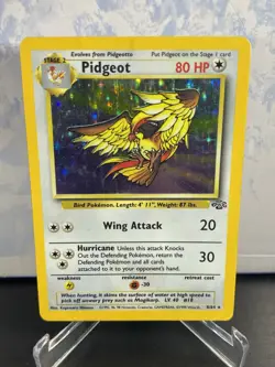 Pokemon TCG Pidgeot Jungle 8/64 Holo Unlimited Holo Rare - Image 1