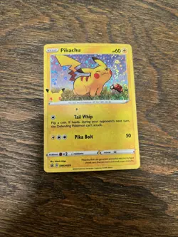 Pikachu SWSH039 Cosmos Holo Pokemon TCG Black Star Promo Ungraded - Image 1