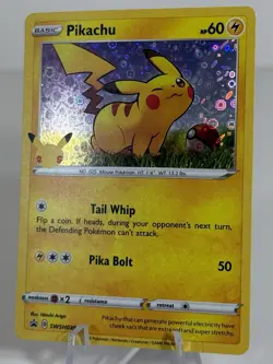 Pokemon TCG Pikachu SWSH039 Sword & Shield Black Star Promo Cosmos 2020 [NM] - Image 3