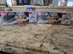 Lot Of 2: Pokemon Sam’s Prismatic Evolutions Surprise Box & Booster Bundle 2pack - Image 1