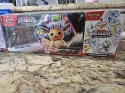 Lot Of 2: Pokemon Sam’s Prismatic Evolutions Surprise Box & Booster Bundle 2pack - Image 2