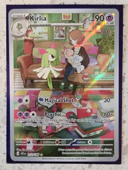 Kirlia Pokemon TCG Scarlet & Violet 212/198 Illustration Rare! Near Mint! - Image 1