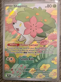 2025 Pokemon Destined Rivals Shaymin #185/182 - Image 1
