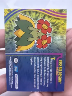 topps Pokemon TV Animation Edition Johto Series Foil #182 Bellossom - Image 4