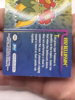 topps Pokemon TV Animation Edition Johto Series Foil #182 Bellossom - Image 5