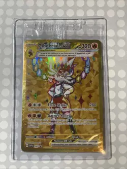 2024 Pokemon Scarlet & Violet Cinderace ex 163 Black Star Promo - Image 1