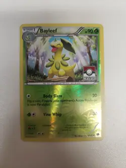 Bayleef 2/122 Reverse Holo League Stamped Promo (Pokemon TGC) MP - Image 1