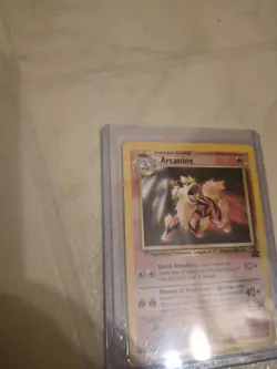 2000 Pokemon Arcanine #6 Black Star Promo WotC NM In Top Loader - Image 2