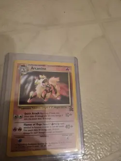 2000 Pokemon Arcanine #6 Black Star Promo WotC NM In Top Loader - Image 3