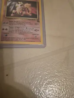 2000 Pokemon Arcanine #6 Black Star Promo WotC NM In Top Loader - Image 4