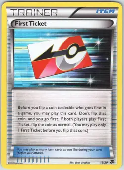 First Ticket 19/20 Dragon Vault Pokemon NM - Image 1