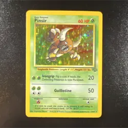 Pokemon Pinsir 9/64 Jungle Holo Rare MP Basic Unlimited WOTC English 1999 - Image 1