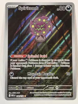 Spiritomb 148/132 IR Pokemon ME01 Mega Evolutions Ultra Rare Full Art AR - Image 1