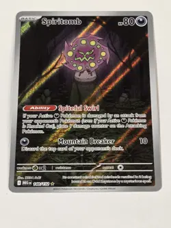 Spiritomb 148/132 IR Pokemon ME01 Mega Evolutions Ultra Rare Full Art AR - Image 2