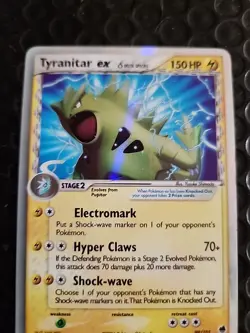 Tyranitar EX Dragon Frontiers Delta Species Holo Rare Pokemon 2006 - Image 4