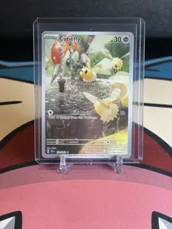 Cutiefly 172/162 SV05: Temporal Forces Holo Pokemon TCG Illustration Rare - Image 1