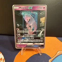 👀 GRADEU Mewtwo GX Shining Legends 78/73 Shiny Holo Rare Full Art 2017 Pokemon - Image 1