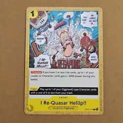 One Piece I Re-Quasar Helllp!! (OP07-115/201) 500 Years in the Future NM TCG CCG - Image 1