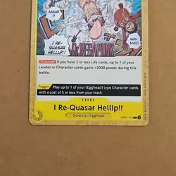 One Piece I Re-Quasar Helllp!! (OP07-115/201) 500 Years in the Future NM TCG CCG - Image 3