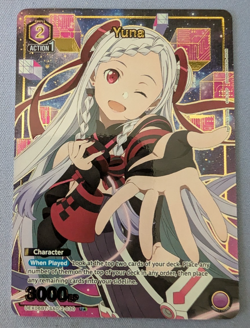 Yuna Sword Art Online Vol.2 UEX06BT/SAO-2-030 U ☆ Union Arena Card Alt Art - Image 1