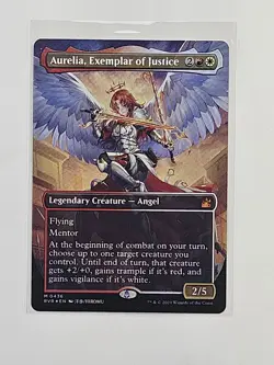 Aurelia, Exemplar of Justice (Anime Borderless) Ravnica Remastered Foil - Image 1