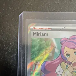Pokemon Miriam Full Art Ultra Rare Holo 238/198 Scarlet & Violet Base Set - Image 4