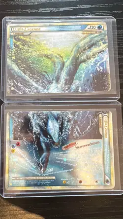 Pokemon TCG Lugia Legende HS113/123 + HS114/124 Near Mint Deutsch - Image 1