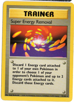Super Energy Removal 79/102 Base Set TRAINER Pokemon Card - Image 1