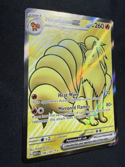 2023 Pokemon SV 151 Ninetales ex #186/165 Full Art Rare Out Of Print PSA Worthy! - Image 3