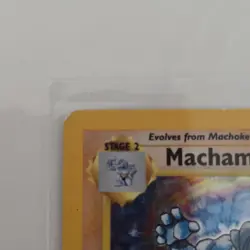 Pokemon Machamp 1st Edition Shadowless Deck Exclusives Holo Rare 008/102 HP100 - Image 3