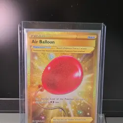 Pokemon TCG Air Balloon Secret Rare Full Art Trainer 213/202 Swsh01 Holo - Image 1