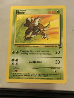 Pinsir 29/130 Base Set 2 Regular Non-Holo WOTC Pokemon Card Near Mint NM - Image 1