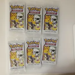 Set of 6 - LIMITED EDITION - 25TH Anniversary POKEMON CARDS Lucky Charms Cereal - Image 1