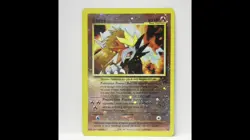 Entei 34 Black Star WOTC Movie Promo Reverse Holo Pokemon Card *SWIRL* - Image 2