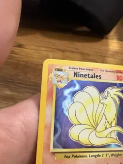 Ninetales 12/102 Holo Base Set Unlimited Holo Rare Pokemon TCG Card LP - Image 2