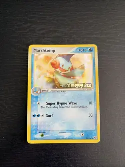 Pokemon EX Emerald Marshtomp Reverse Holo Card 36/106 TCG Holo LP - Image 1